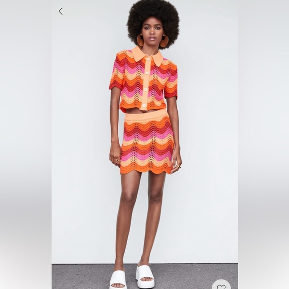 Mango knitted cropped cardigan… never worn, size x-Small - Picture 4 of 4